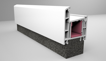 Ferestre & Uși - Profil NYXON BLACK pentru pervaz