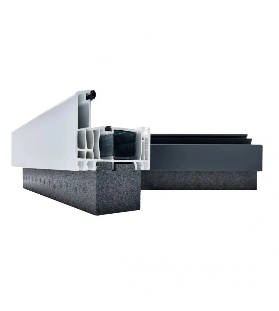 Solbancuri - Profil solbanc termoizolant Nyxon White 60x30x1300 mm pentru VEKA 82