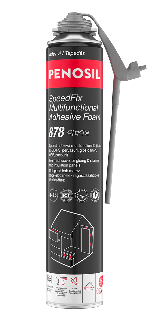 Toate produsele - PENOSIL SpeedFix Adhesive Foam 878 spumă adezivă multifuncțională cu aplicator EasyGun