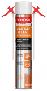 Case pasive - Clădiri nZeb - Spuma poliuretanica pentru umplere spatii mari – PENOSIL Max Gap Filler