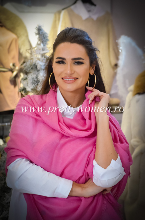 Esarfa simpla roz [3]