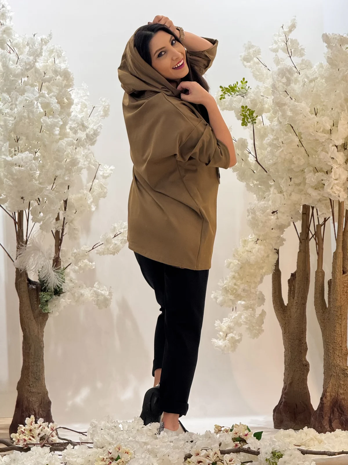 Bluza asimetrica hope cu gluga [6]