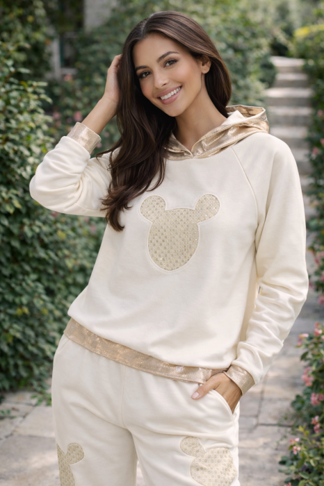 Bluza dama alba cu Mickey Mouse [4]