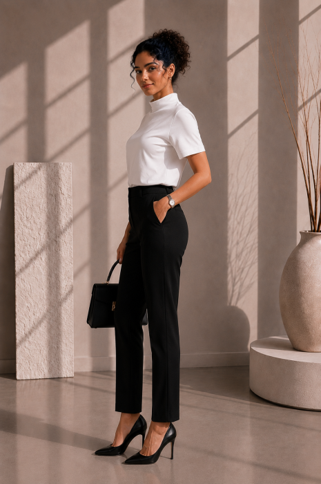 Bluza dama alba tip semi-maleta [3]