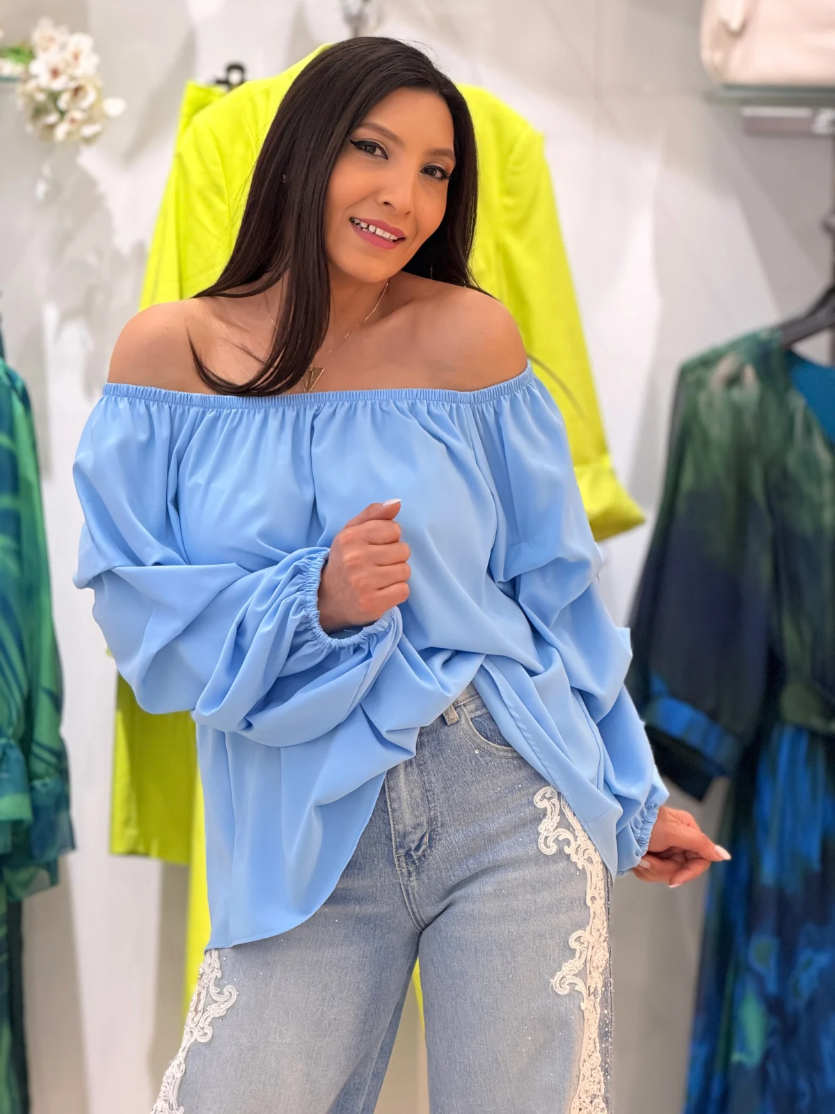 Bluza dama bleo cu maneci bufante [5]