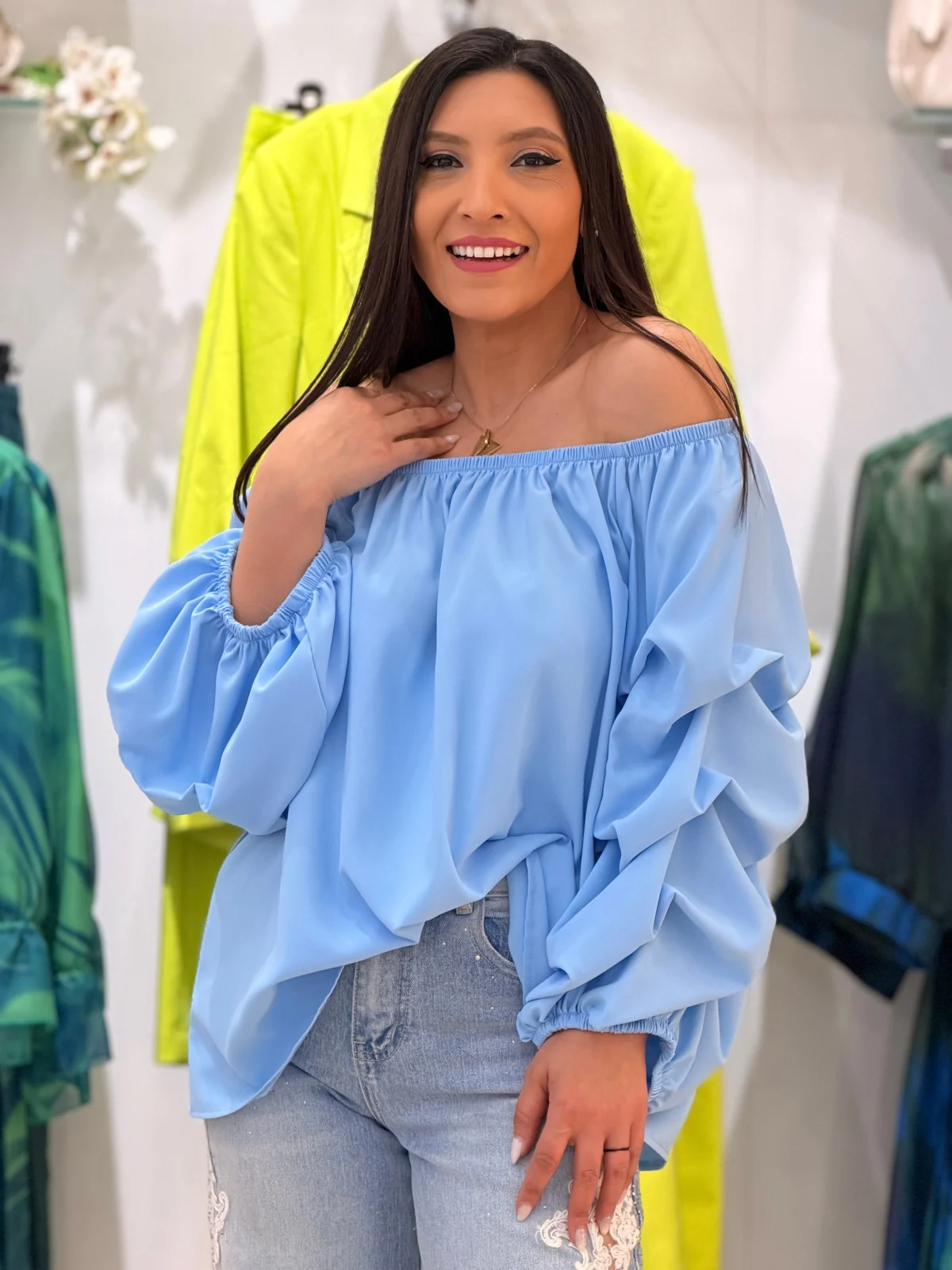 Bluza dama bleo cu maneci bufante [4]