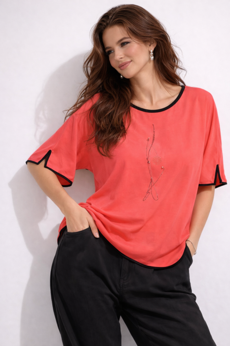 Bluza dama corai  cu pietricele [2]