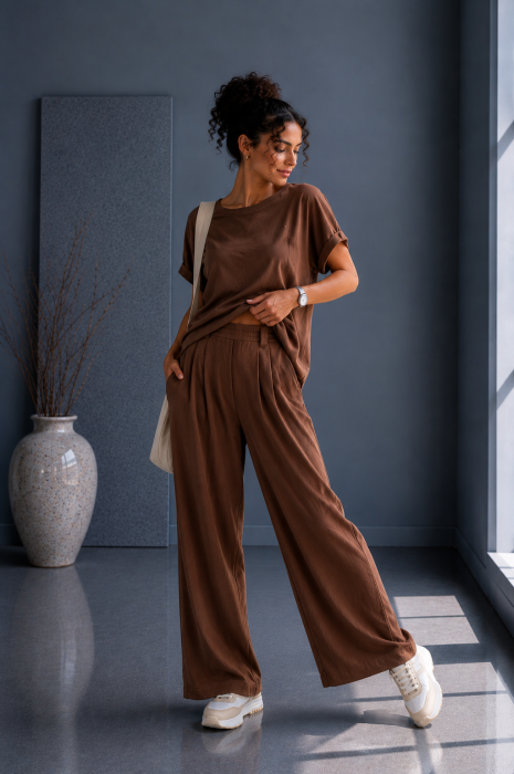 Bluza dama maro cu maneca scurta [3]