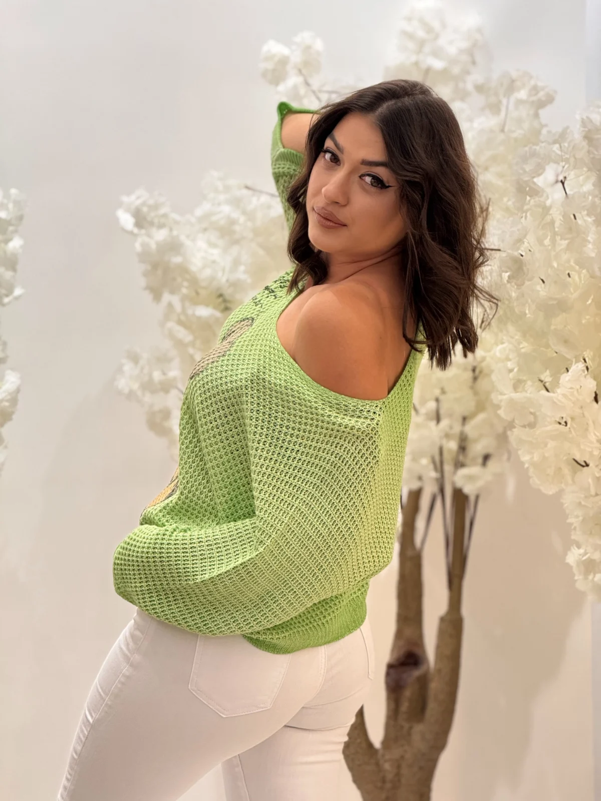 Bluza verde cu ursulet [3]