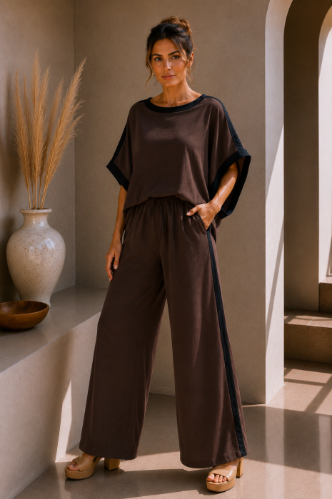 Compleu dama maro cu margine neagra [2]