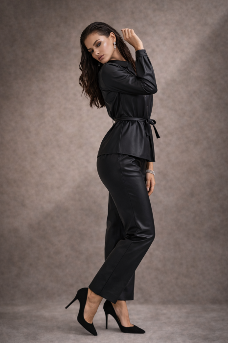 Compleu negru din piele ecologica [3]