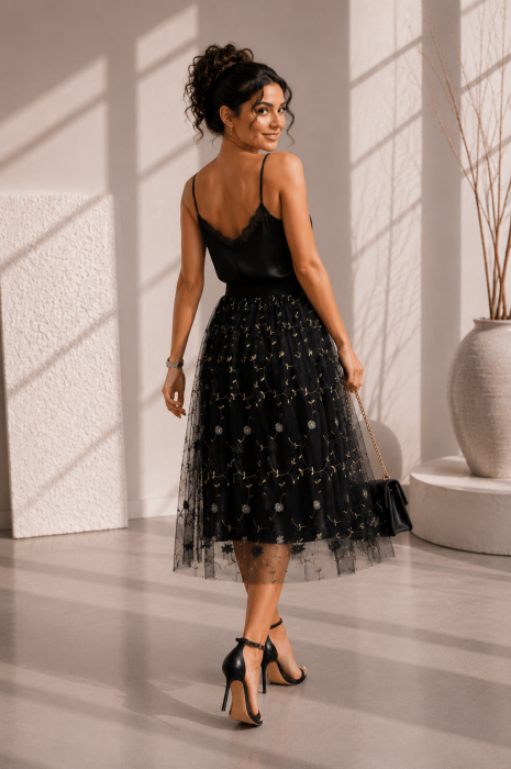 Fusta neagra din tulle [4]