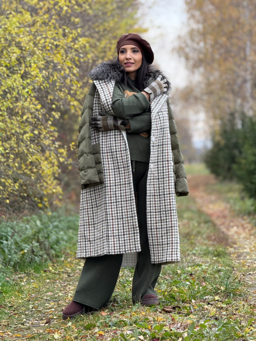 Manusi dama kaki cu carouri si insertie tactila pentru ecrane [3]