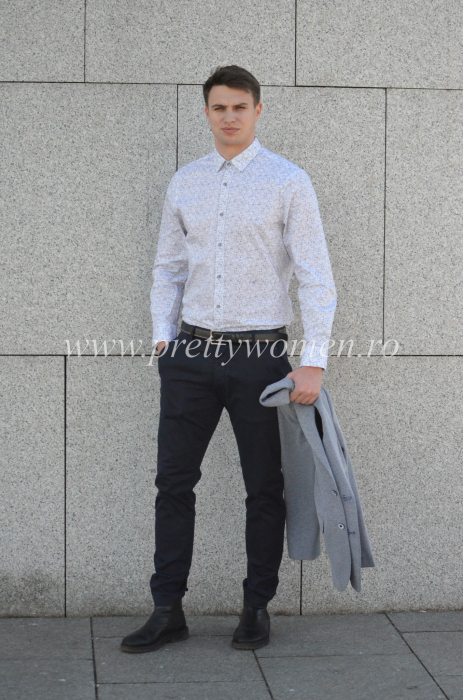 Pantaloni cinos bleumarin [3]