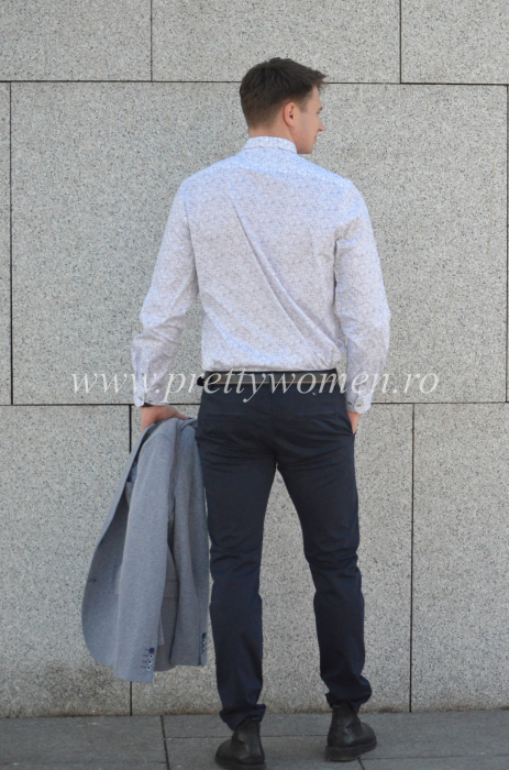 Pantaloni cinos bleumarin [4]