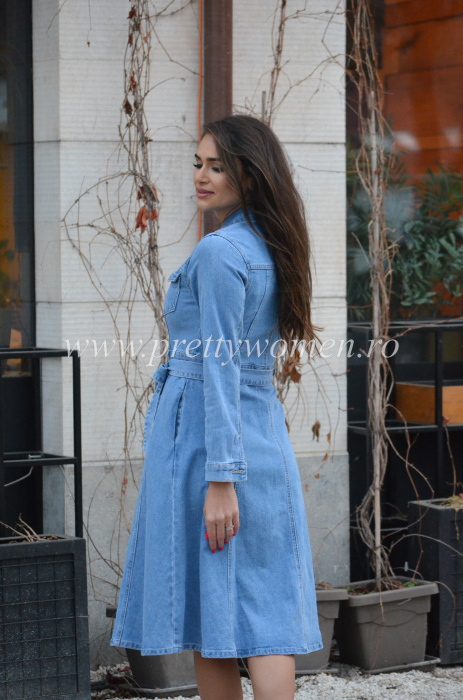 Rochie de blugi cu cordon [6]