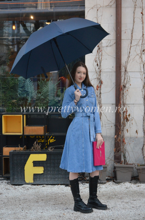 Rochie de blugi cu cordon [10]