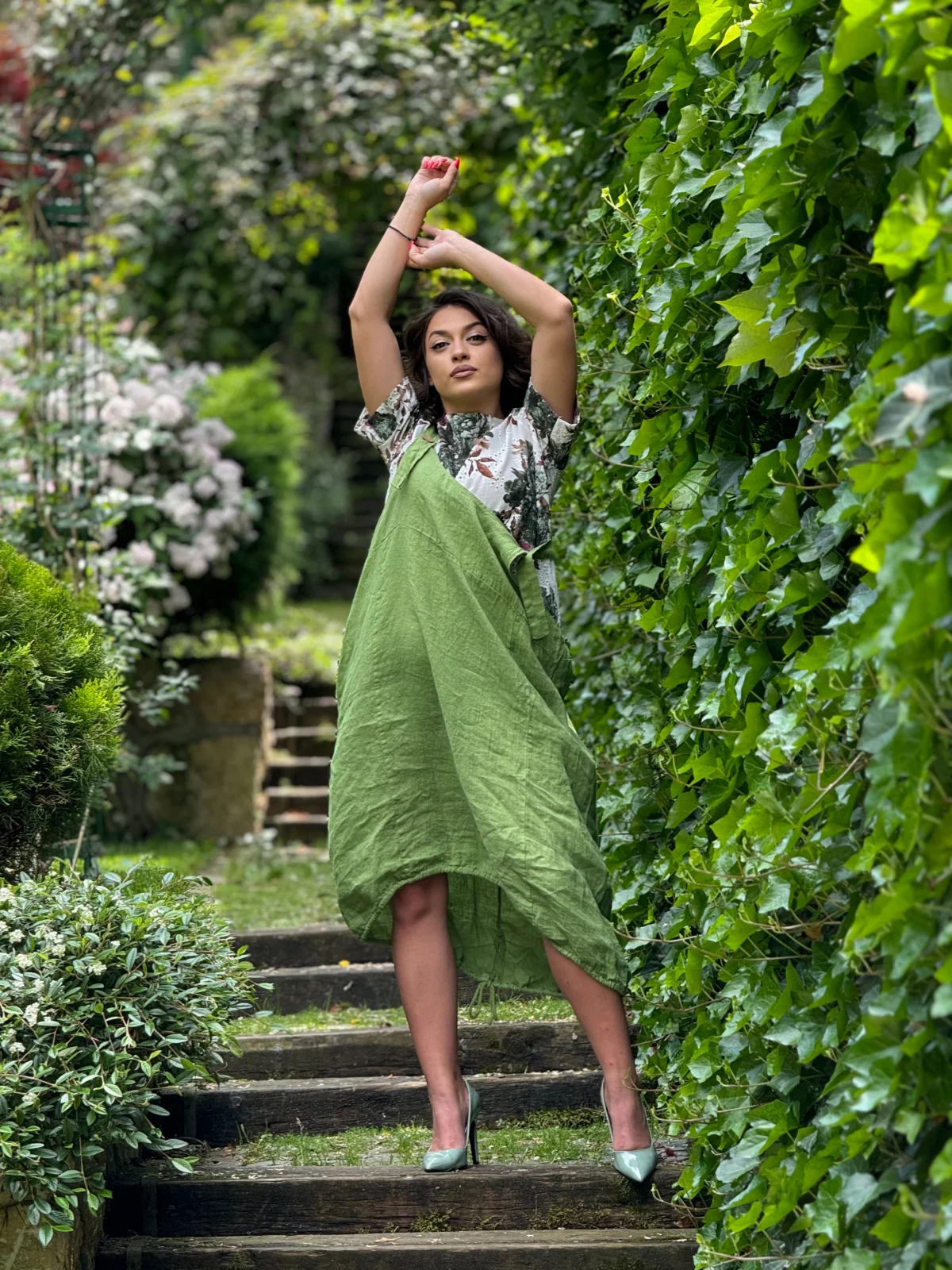 Sarafan verde‑fistic din in – PrettyWomen [5]