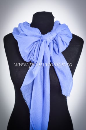 Accesorii dama - Esarfa simpla albastra