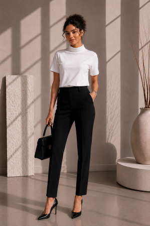 Noutati - Bluza dama alba tip semi-maleta