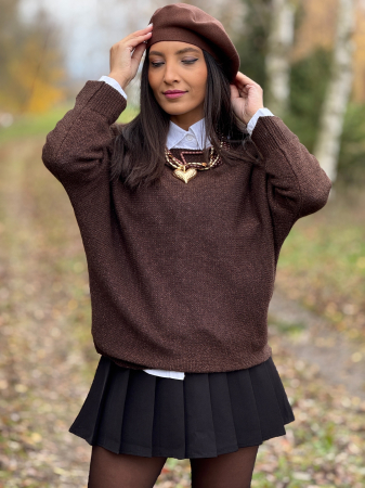 Bluza dama maro cu funda la spate [1]