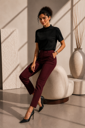 Noutati - Bluza dama neagra tip semi-maleta