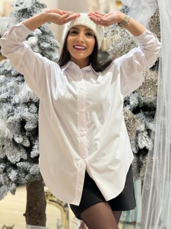 Camasi - Camasa dama din bumbac alba