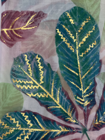 Esarfa cu imprimeu frunze [1]