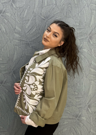Jacheta cu broderie aplicata [2]