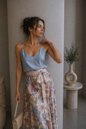 Tricouri si topuri - Maieu dama albastru