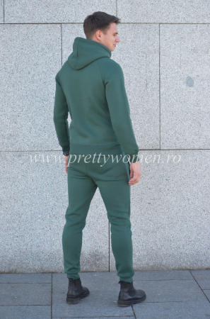 Pantalon verde din bumbac [1]