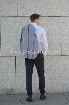 Pantaloni cinos bleumarin [6]