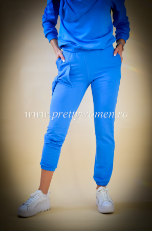 Promotii actuale - Pantaloni din bumbac cu funda