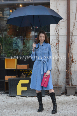 Rochie de blugi cu cordon [6]