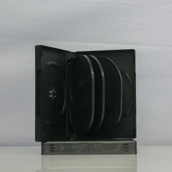 Carcasa DVD pentru 8 discuri (neagra) [2]