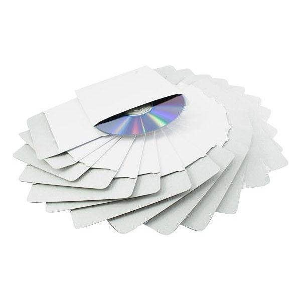 Plic CD din carton alb 100 bucăți [3]