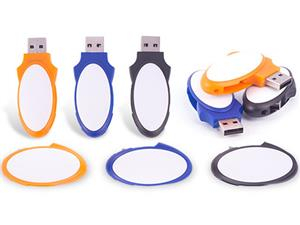 Stick USB personalizat rotativ, din plastic colorat [2]