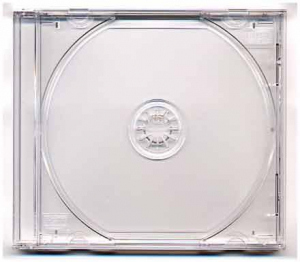 Carcase și plicuri CD/DVD [comanda minimă - 10 buc/produs] - Carcasa CD jewel cu miez transparent
