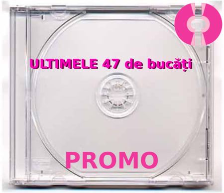 Carcase și plicuri CD/DVD [comanda minimă - 10 buc/produs] - Carcasă CD jewel cu miez transparent - [50 gr] (ULTIMELE 47 BUCĂȚI)