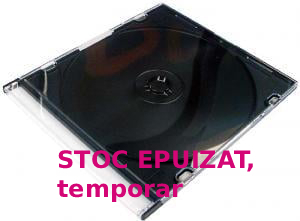 Carcase și plicuri CD/DVD [comanda minimă - 10 buc/produs] - Carcasa CD slim cu spate negru