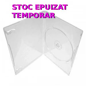 Carcase și plicuri CD/DVD [comanda minimă - 10 buc/produs] - Carcasa DVD – slim 7mm (transparenta)[STOC EPUIZAT TEMPORAR]