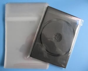 Carcase și plicuri CD/DVD [comanda minimă - 10 buc/produs] - Folie țiplare carcasă DVD 100 bucăți