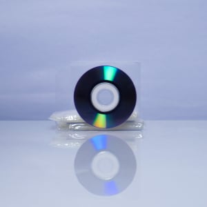 Plic Mini CD sau Mini DVD, transparent 50 bucăți [1]