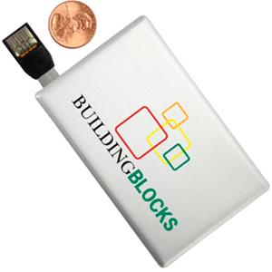 Stick USB personalizat – BUSINESS CARD metalic [4]
