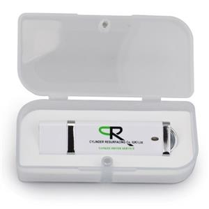 Stick USB personalizat din plastic alb [cantitatea minimă pentru o comandă este de 10 buc/produs] [3]