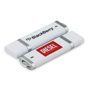 Stick USB personalizat din plastic alb [cantitatea minimă pentru o comandă este de 10 buc/produs] [1]