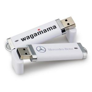 Stick USB personalizat din plastic alb [cantitatea minimă pentru o comandă este de 10 buc/produs] [2]