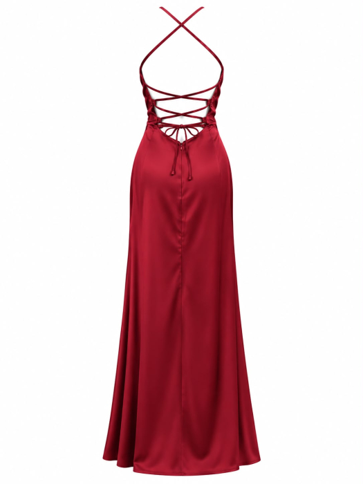 Rochie maxi Wine Red [2]