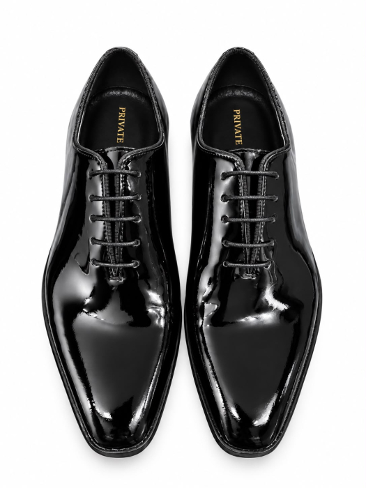 Pantofi Oxford Black Leather [2]
