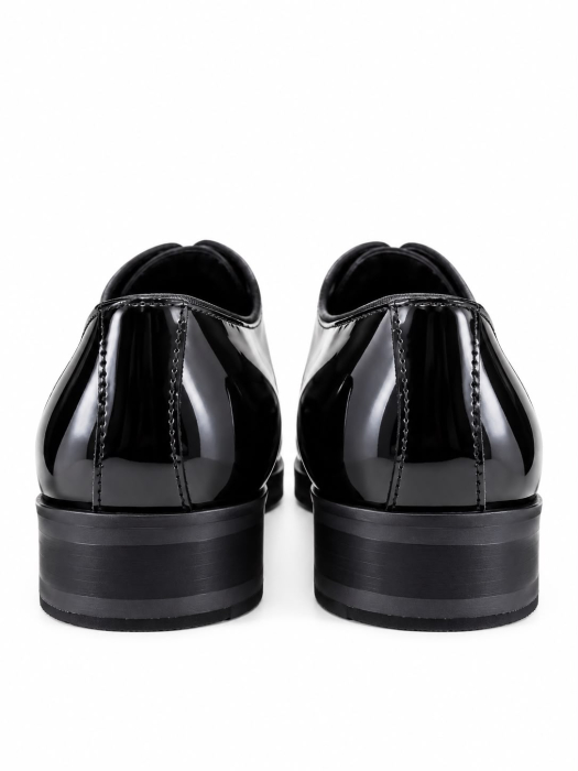 Pantofi Oxford Black Leather [3]